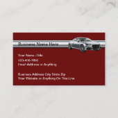 Cool Automotive thema Visitekaartje ontwerp (Voorkant)