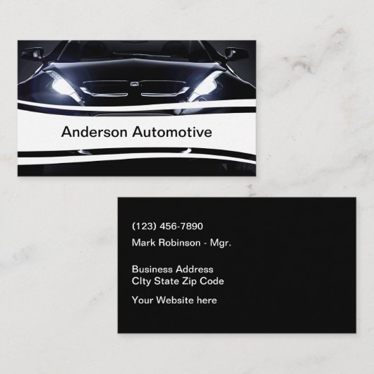 Cool Automotive Thormed Visitekaartjes (Voorkant / Achterkant)