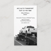 Cool Automotive Transport Flatbed Towing Visitekaartje (Voorkant)