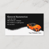 Cool Automotive Visitekaartje Design Sjabloon (Voorkant)