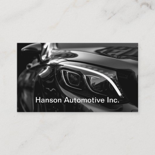 Cool Automotive Visitekaartjes Design (Voorkant)