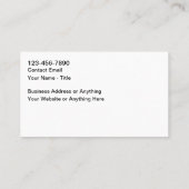 Cool Automotive Visitekaartjes Design Nieuw (Achterkant)