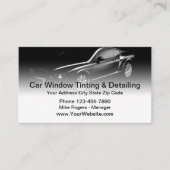Cool Automotive Window Tinting Details Visitekaartje (Voorkant)
