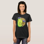 Cool Avocado Detective Team Cute Spy Idea unisex T-shirt (Voorkant volledig)