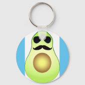 Cool avocado-sleutelring sleutelhanger (Voorkant)