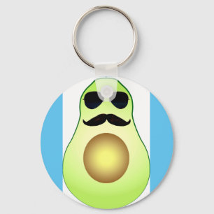 Cool avocado-sleutelring sleutelhanger