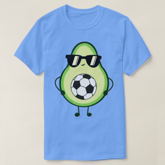Cool Avocado Soccer T-shirt (Design voorkant)