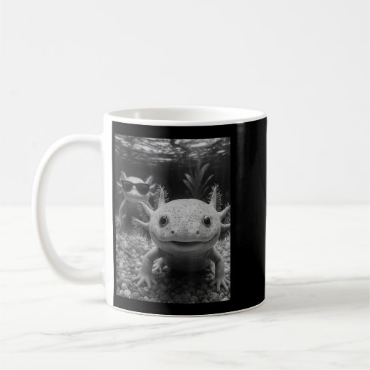 Cool Axolotl Selfie Koffiemok (Links)