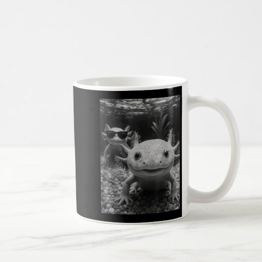 Cool Axolotl Selfie Koffiemok (Rechts)
