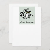 Cool AYE-AYE - Primaat - Lemur - Madagaskar - Fees Kaart (Voorkant / Achterkant)