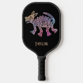 Cool Aztec Design Dog Pickleball Paddle (Voorkant)