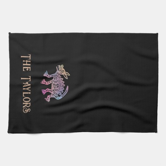 Cool Aztec Design Dog Theedoek (Horizontaal)