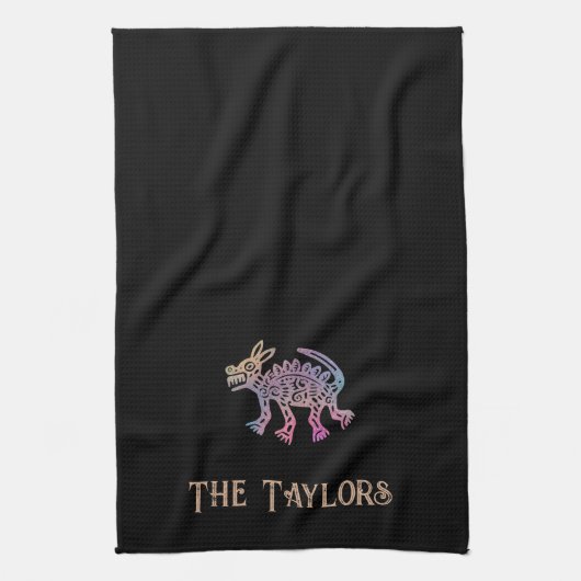 Cool Aztec Design Dog Theedoek (Verticaal)