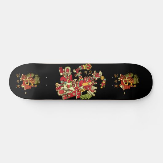Cool Aztec-ontwerp Persoonlijk Skateboard (Horizontaal)