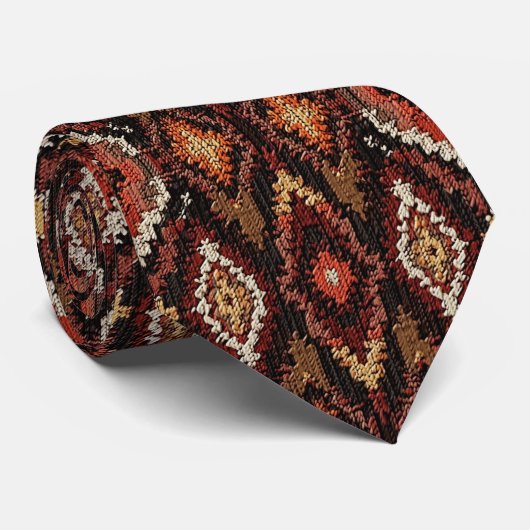 Cool Aztec patroon betegeld Stropdas (Opgerold)