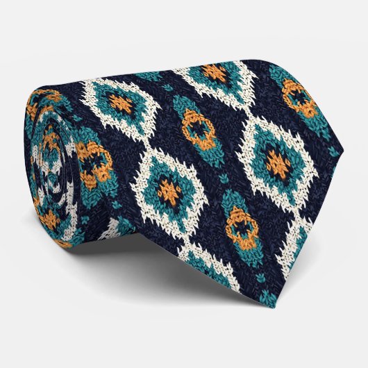 Cool Aztec patroon betegeld Stropdas (Opgerold)