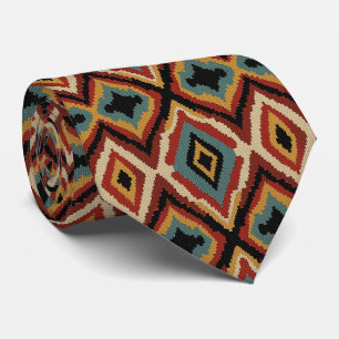 Cool Aztec patroonbetegelde stropdas