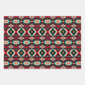 Cool Aztec Tribal Pattern Party Inpakpapier Vel (Voorkant 2)