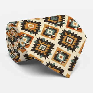 Cool Aztec Western tegelpatroon Stropdas