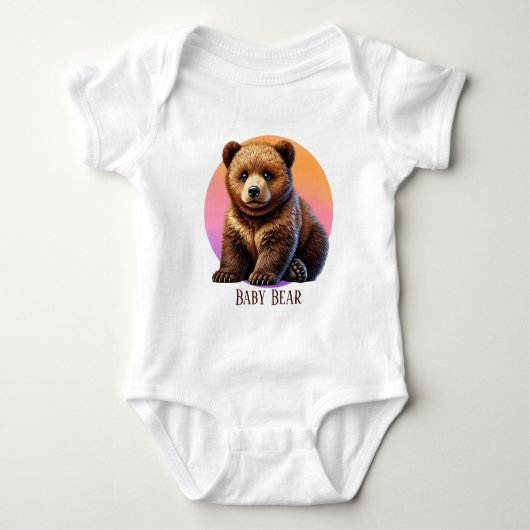 Cool baby beer aanpasbare meisjes romper (Voorkant)