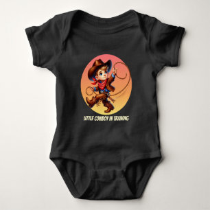 Cool baby boy cowboy training aanpasbaar romper