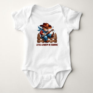 Cool baby boy cowboy training aanpasbaar romper