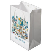 Cool baby boy douche aanpasbaar medium cadeauzakje (Voorkant Gekanteld)