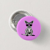 Cool Baby Kangaroo Joey Ronde Button 3,2 Cm (Voorkant /achterkant)
