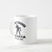 Cool bachata-design koffiemok (Voorkant links)