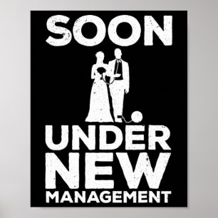 Cool Bachelor Party Design for Men Boys Groom Bach Poster