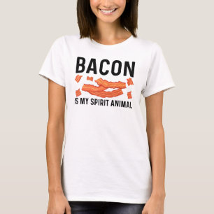 Cool Bacon Art voor mannen Varkenshoudende stammen T-shirt