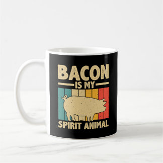 Cool Bacon Mannen Vrouwen Kinder Bacon Varkensvark Koffiemok