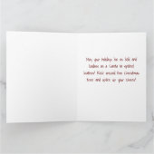 Cool Badass Sinterklaas - Spiked Eggnog Spiked Out Kaart (Binnen)