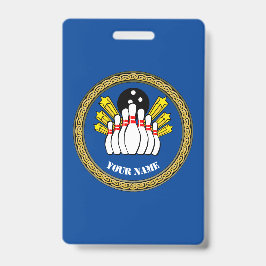 COOL! Badge -Bowling- Aangepaste Bowler - Naam toe