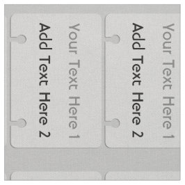 Cool Badge Voeg tekst Patroon Grijs Stof