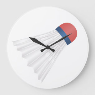Cool Badminton Clock Grote Klok