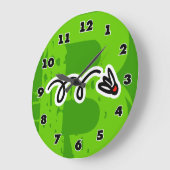 Cool badminton klok voor thuis of in de club (Hoek)