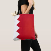 Cool Bahrain Flag Mode Tote Bag (Dichtbij)