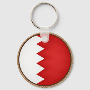 Cool Bahrain Flag Seal Sleutelhanger