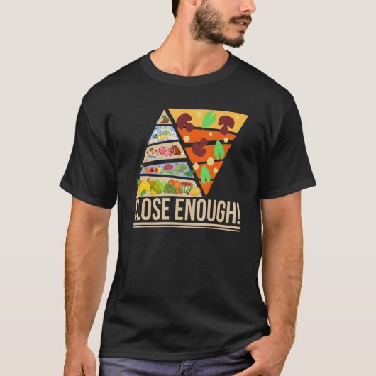 Cool Balanced Diet Food Plan T-shirt (Voorkant)