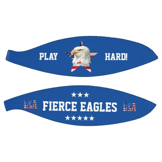 Cool Bald Eagle, de Amerikaanse vlag, Star Basketbal (Panelen)