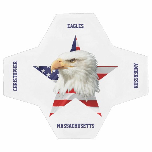 Cool Bald Eagle, de Amerikaanse vlag, Star Voetbal (Enkel)