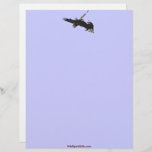 Cool Bald Eagle Wildlife Collectie Briefhoofd (Voorkant / Achterkant)