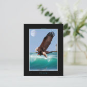 Cool Bald Eagle Wildlife Collectie Briefkaart (Staand voorkant)