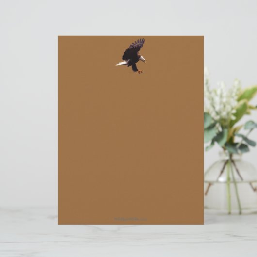 Cool Bald Eagle Wildlife Collectie Custom Briefhoofd (Staand voorkant)