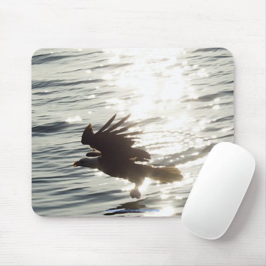 Cool Bald Eagle Wildlife Collectie Muismat (Met muis)