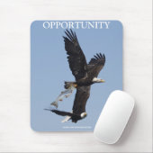 Cool Bald Eagle Wildlife Collectie Muismat (Met muis)