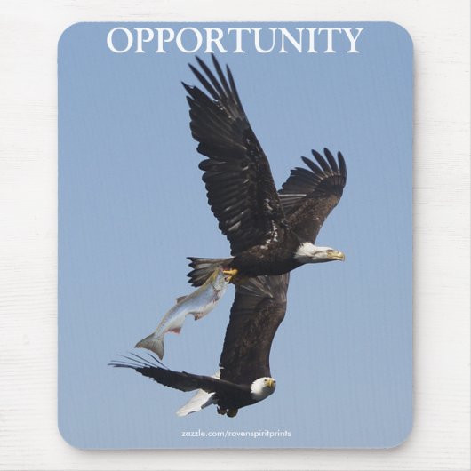 Cool Bald Eagle Wildlife Collectie Muismat (Voorkant)