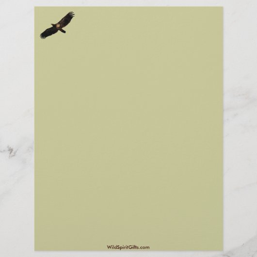 Cool Bald Eagle Wildlife Collectie Persoonlijk Briefhoofd (Voorkant)