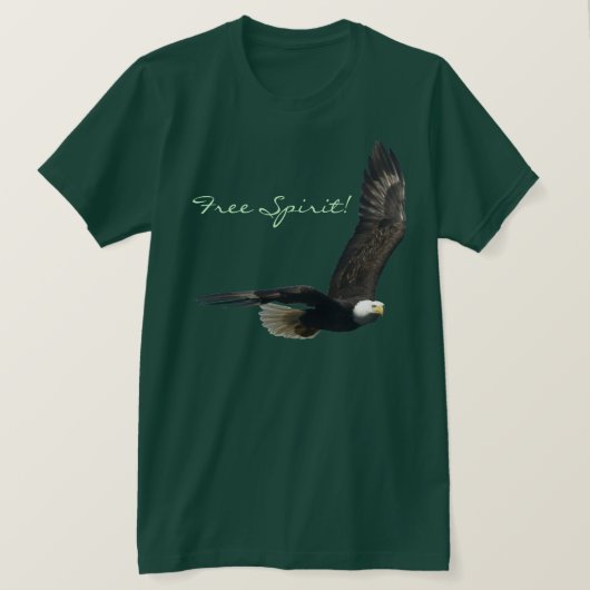 Cool Bald Eagle Wildlife Collectie T-shirt (Design voorkant)